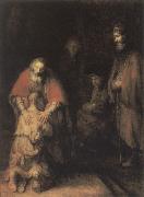 REMBRANDT Harmenszoon van Rijn, The Return of the Prodigal son